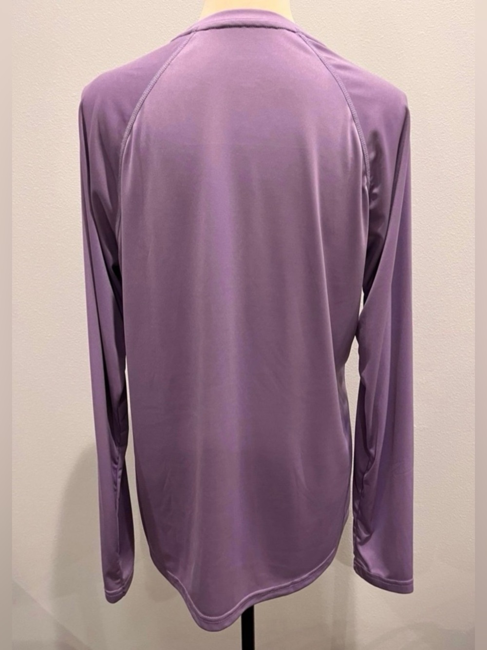 Women's UPF 50+ Long Sleeve Performance Shirt- Lavender - Picture 4 of 5
